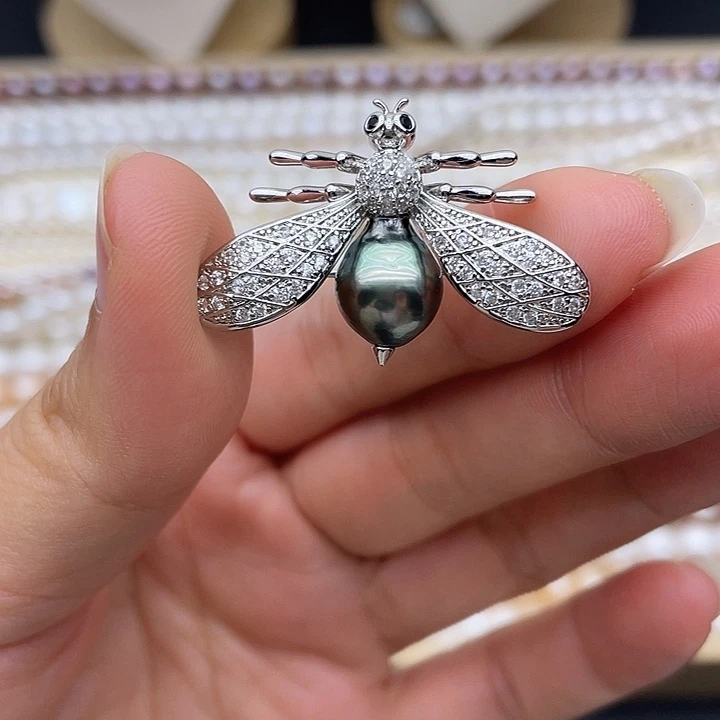 颈饰淡水珍珠银S925镶嵌