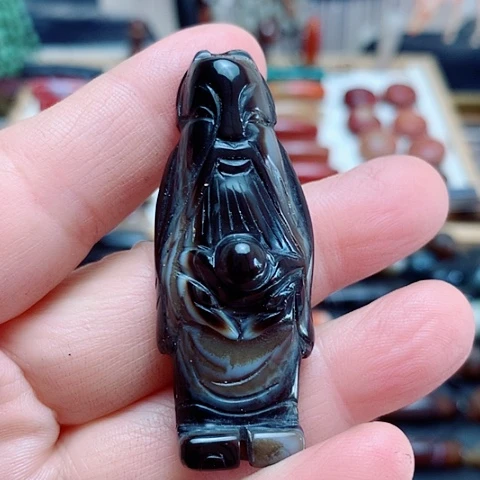 玛瑙/玉髓合金颈饰