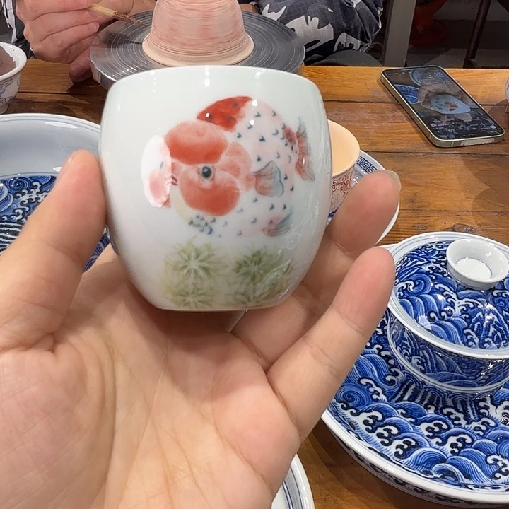 手绘陶瓷福利杯杯