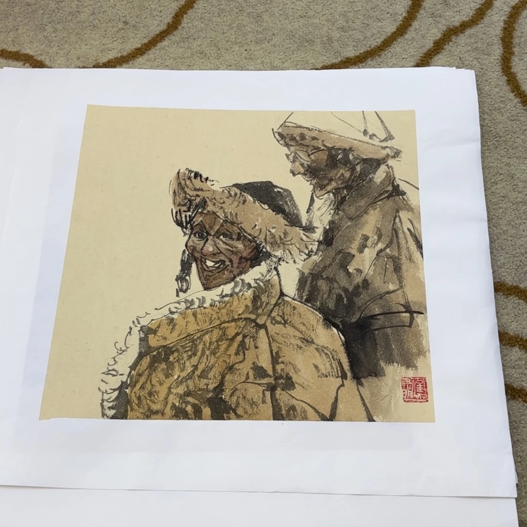 国画焦禄明老师作品刘