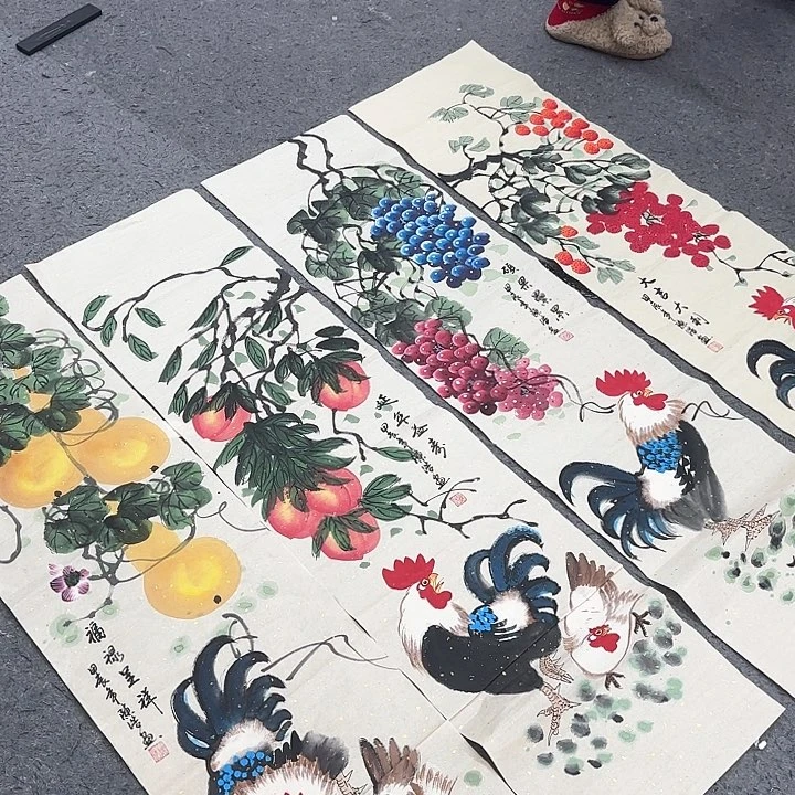 国画无毛或被短柔毛