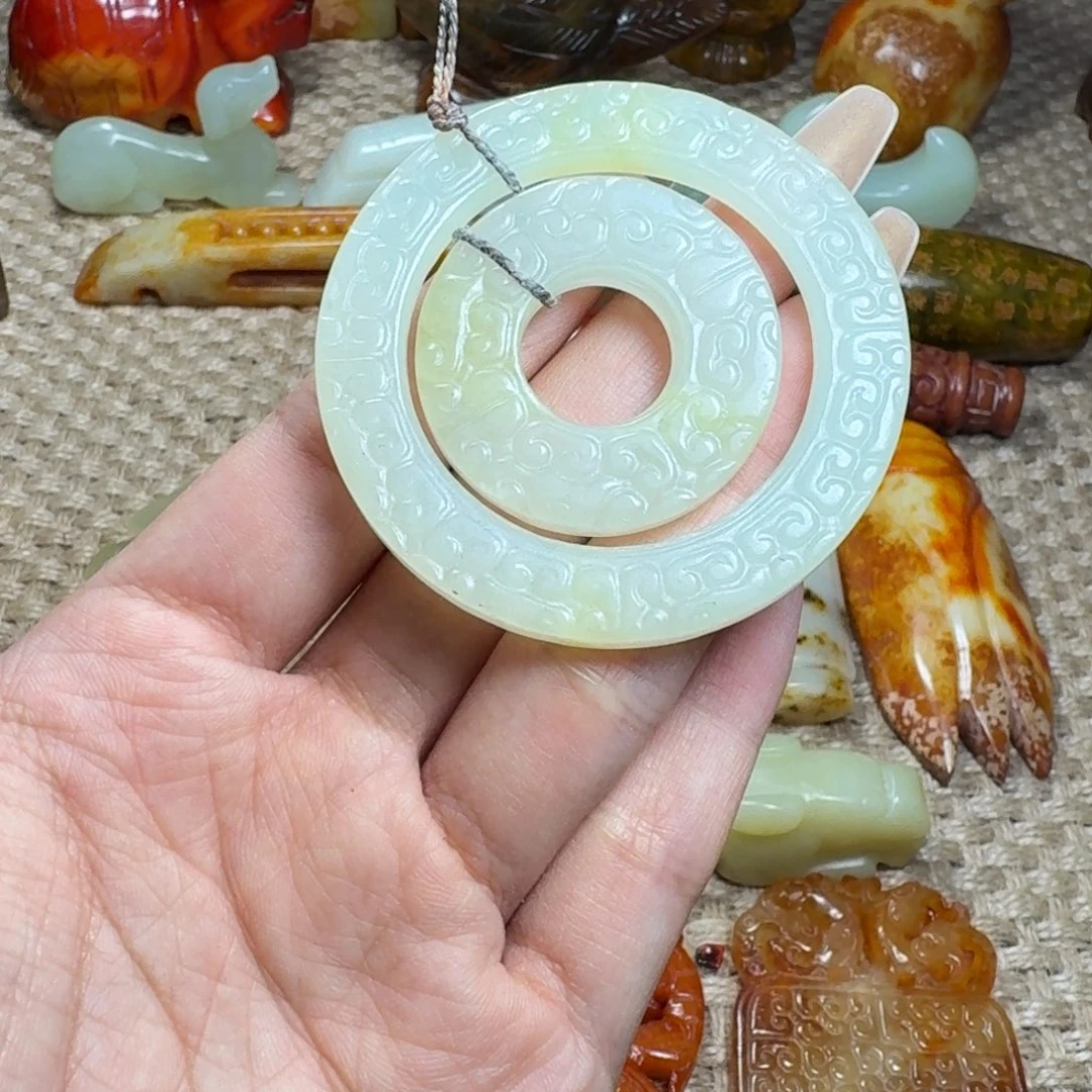 吊坠白玉菩提挂件
