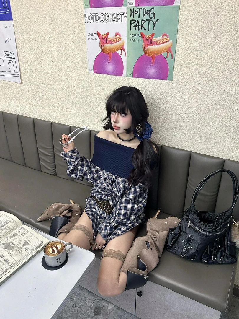 2025早秋新款时尚套装气质显瘦洋气休闲百搭性感辣妹外出上衣短裤