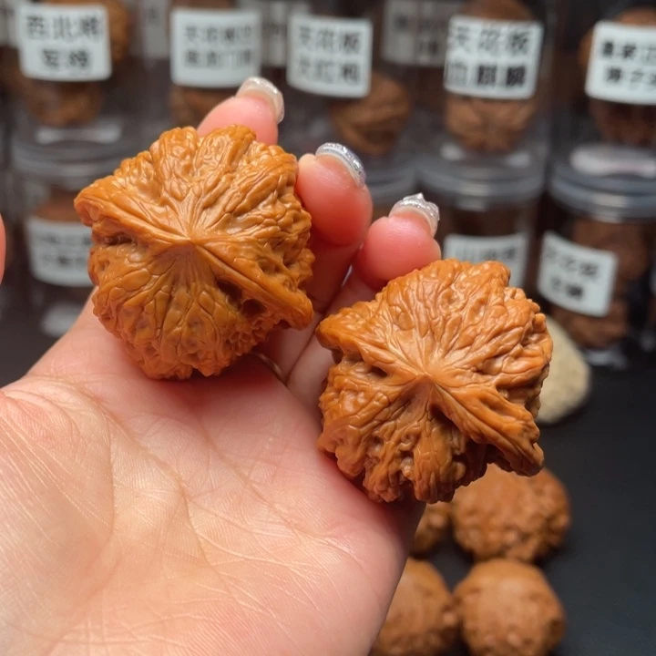 吊坠文玩核桃平谷凹底42