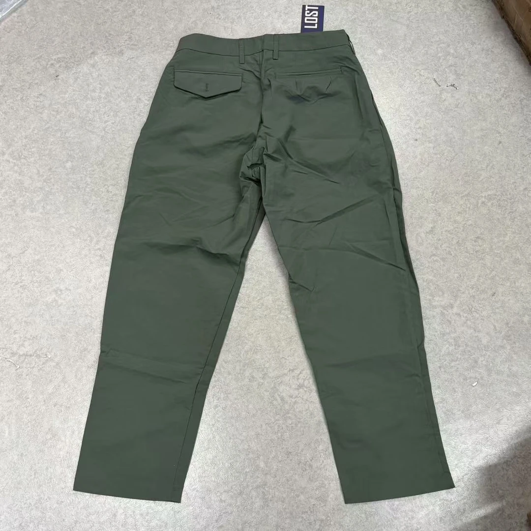 【XUAN】LOST 墨绿 休闲水洗长裤 男女同款