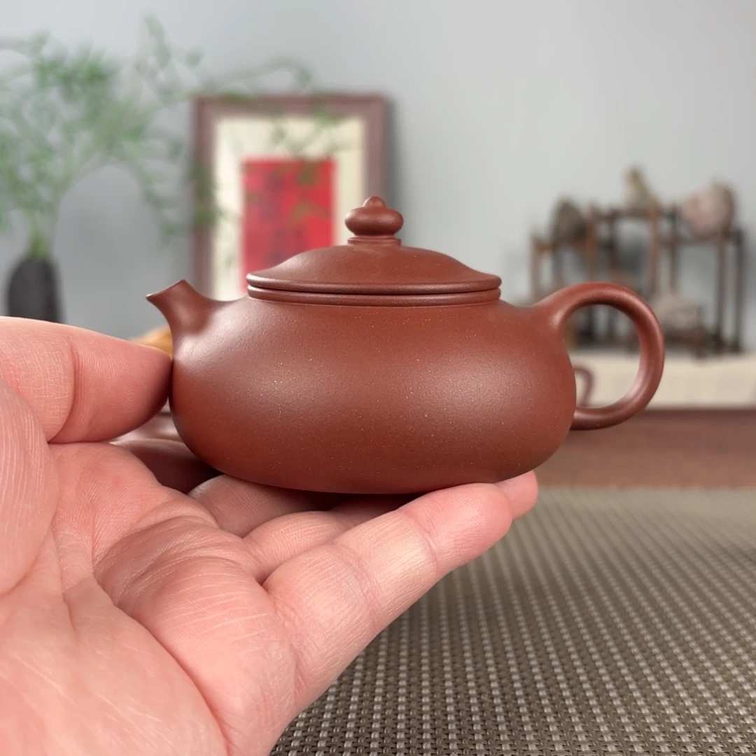 紫砂茶壶黄龙山原矿紫砂壶150