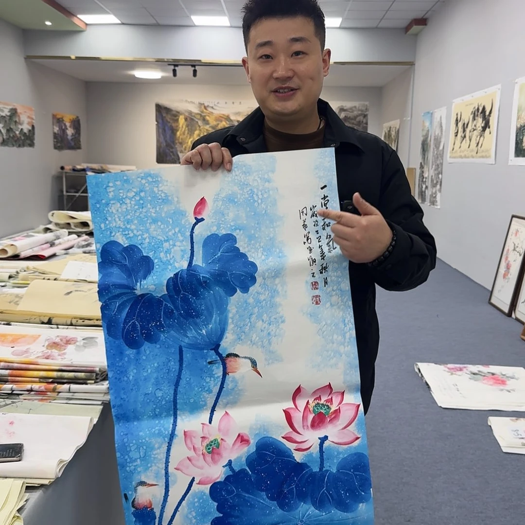 国画国画作品宣纸纯手绘