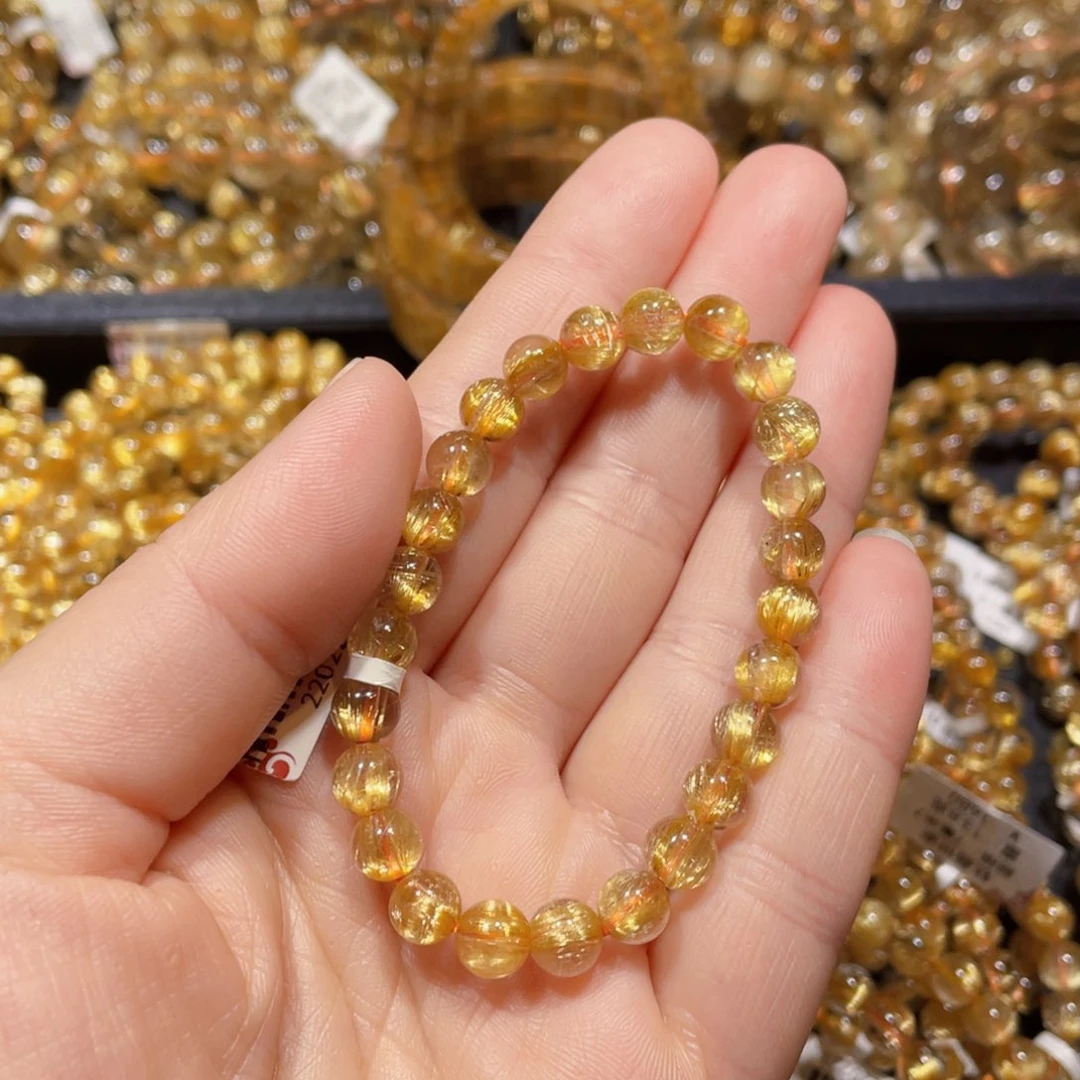 水晶手链未镶嵌天然水晶手链