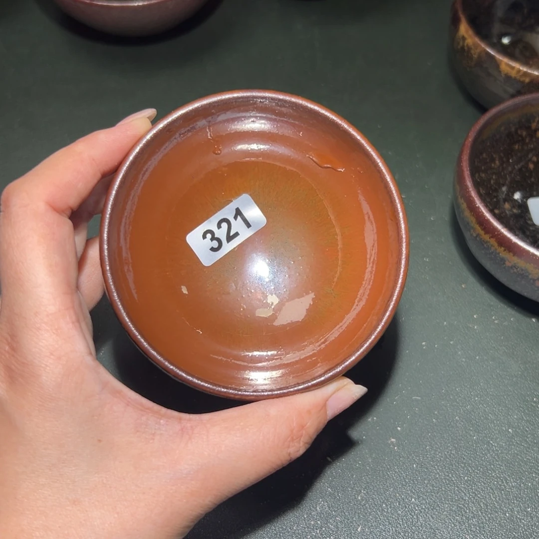 *****茶盏全手工原矿原釉建盏