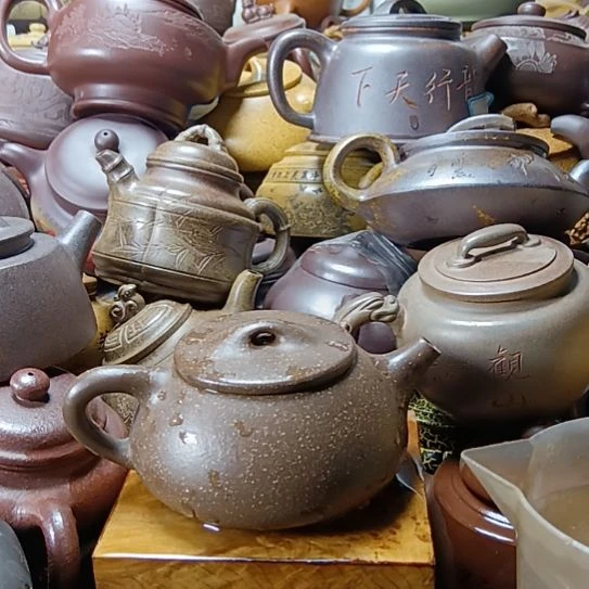 茶壶紫砂宜兴原矿紫玉金砂柴烧手工250cc紫砂壶