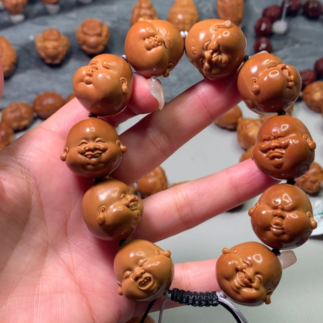 【闪购商品】橄榄核手串/手链一****?铁核百态