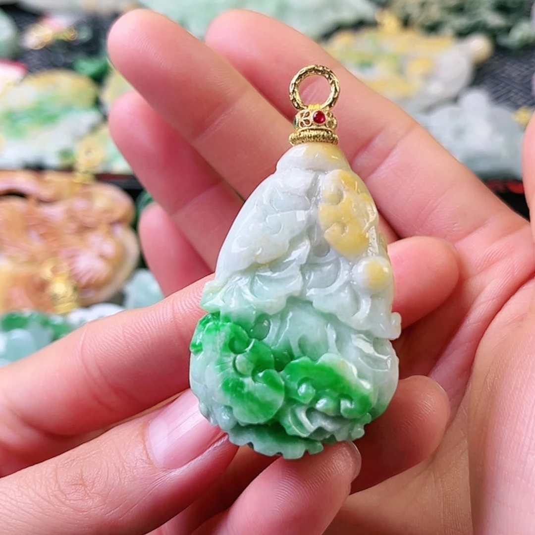 【闪购商品】翡翠颈饰未镶嵌挂件