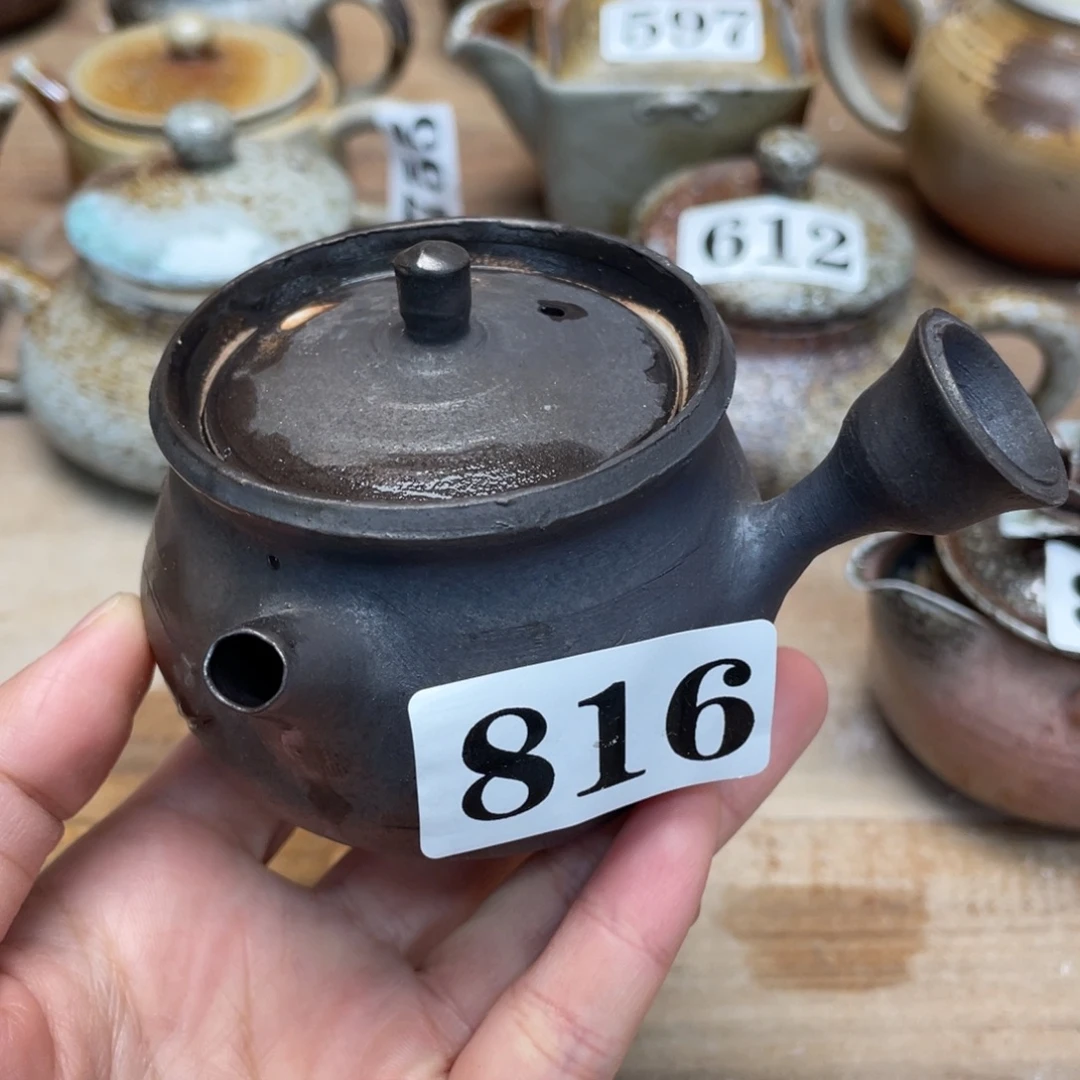 陶纯手工柴烧茶壶茶具瑕瑕