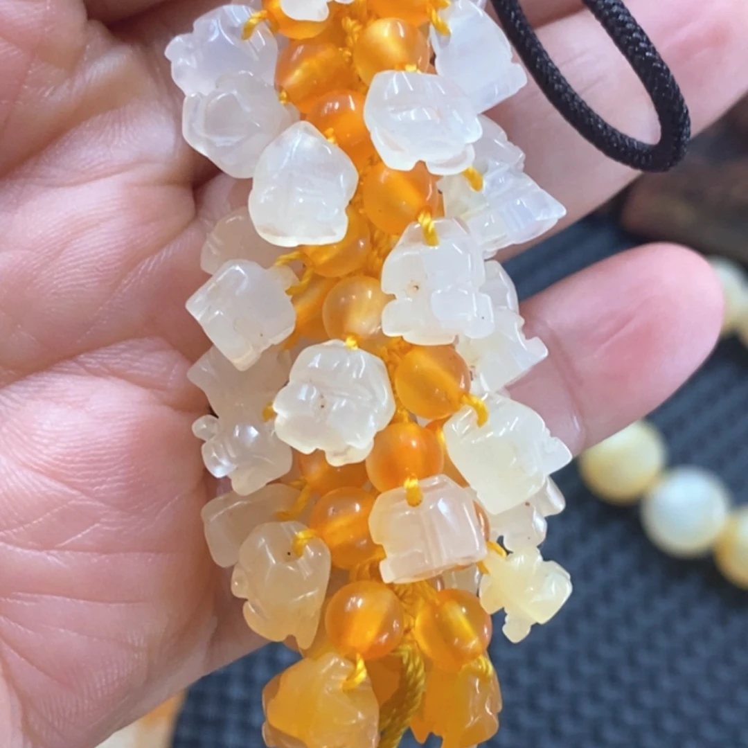 石英质玉（黄龙玉）未镶嵌黄龙玉