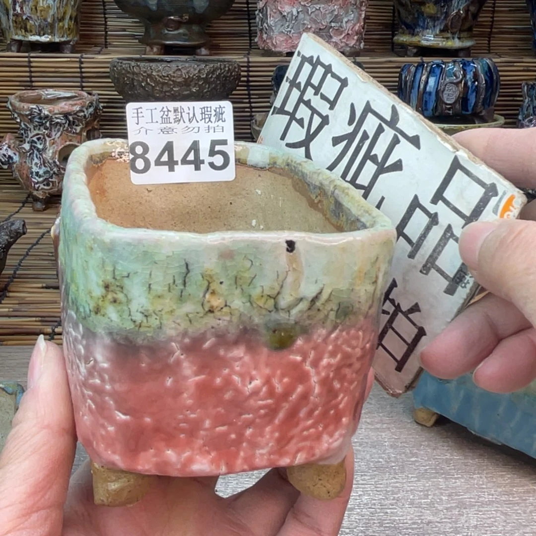 手工花盆默认瑕疵完美者勿拍