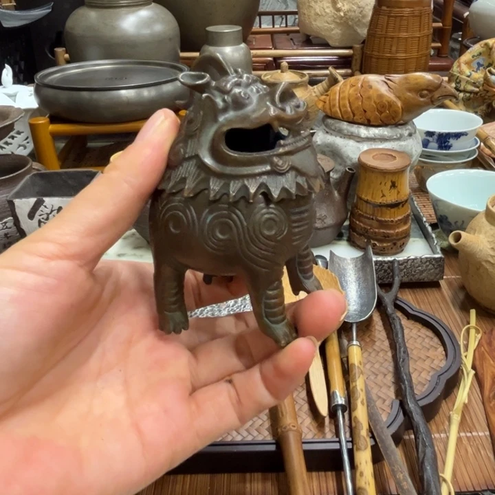 纯铜香炉一个一个