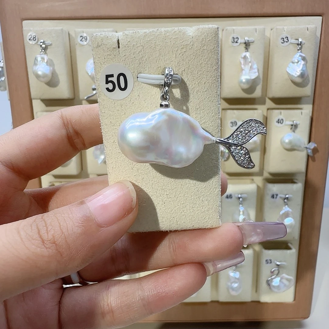 颈饰合金淡水珍珠