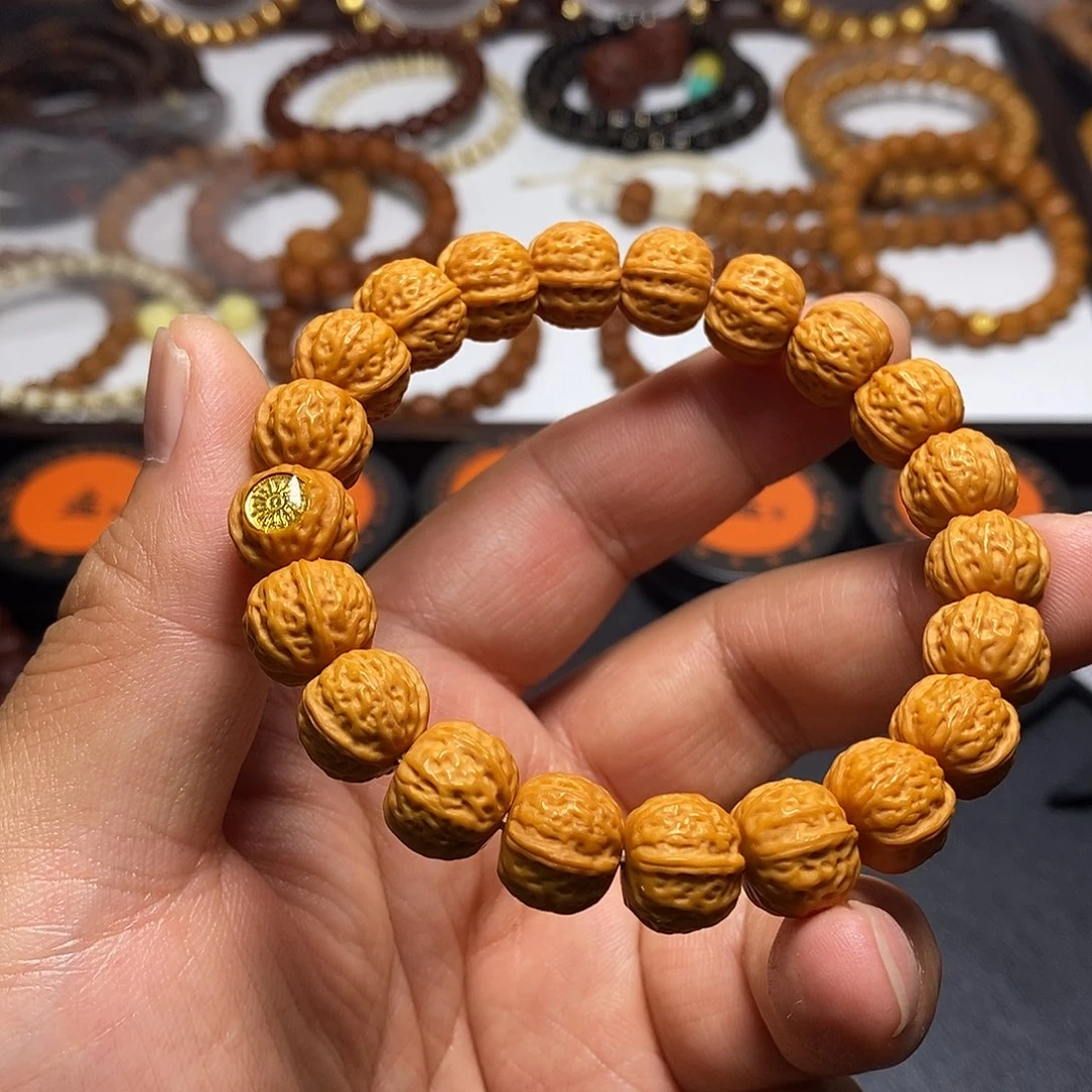 猴头核桃手串全品11-12三棱57号