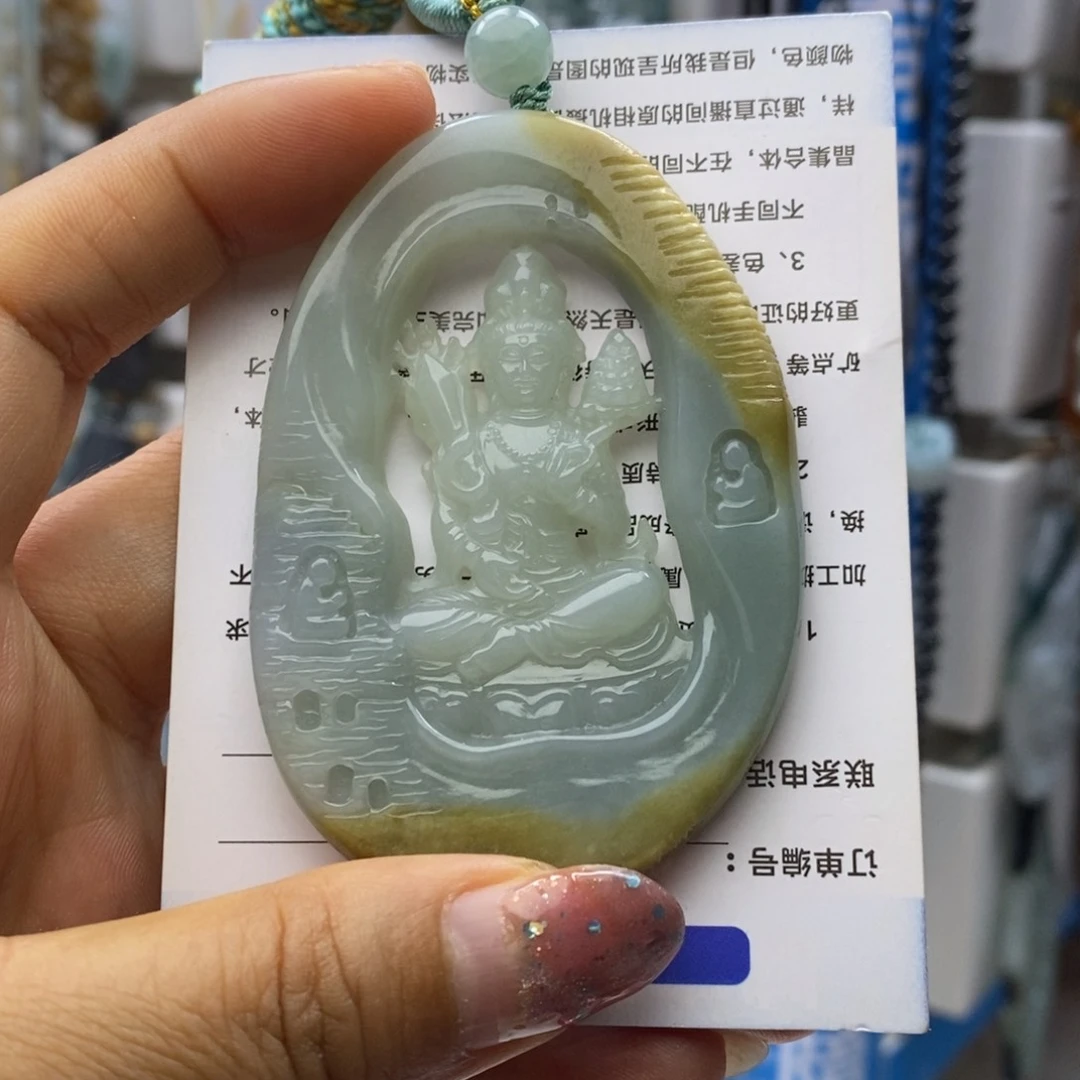 翡翠未镶嵌颈饰媛**选好