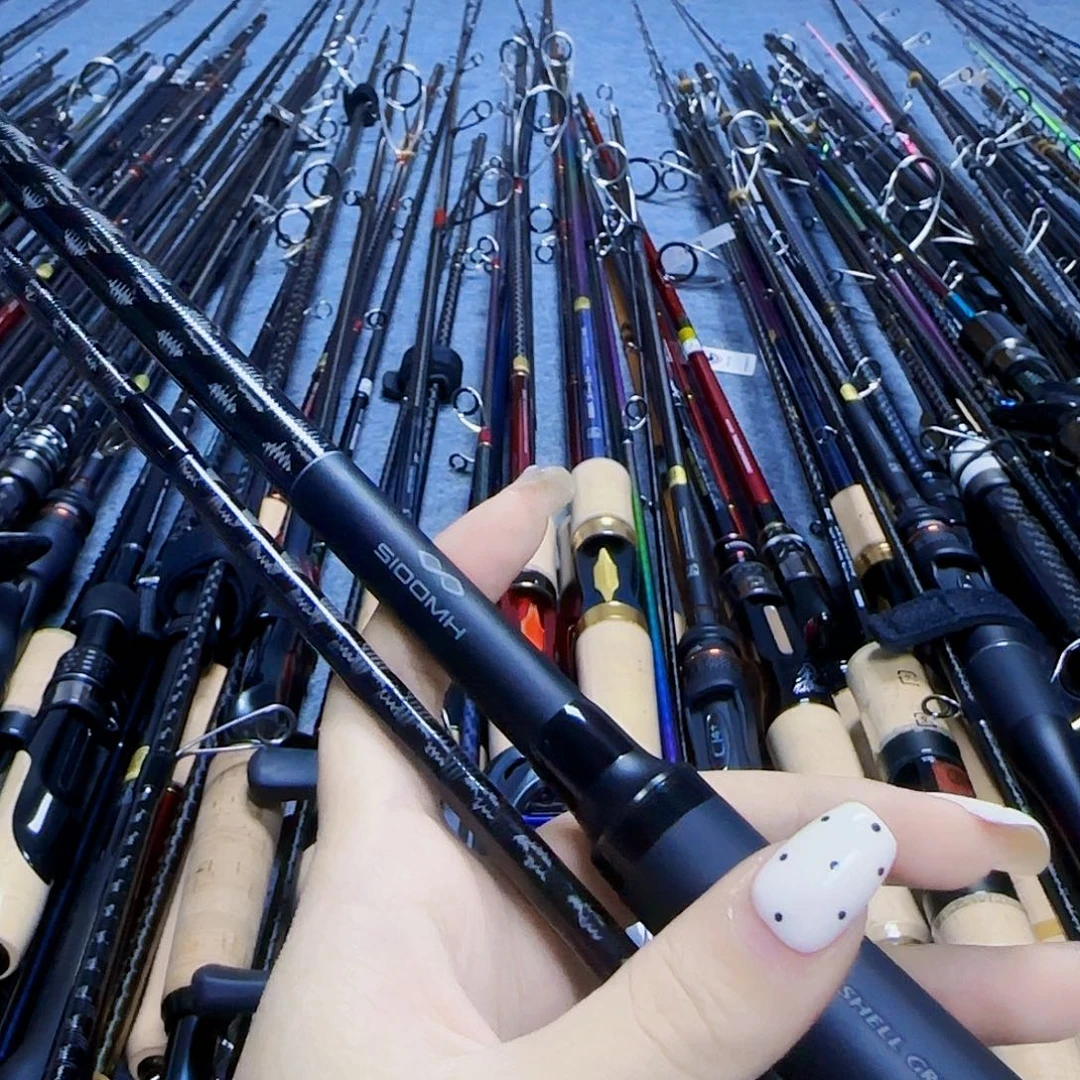 韩***明3.8m碳素路亚竿直柄杆链接