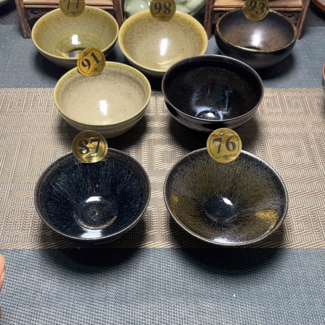 【闪购商品】茶盏柴烧建盏主人杯