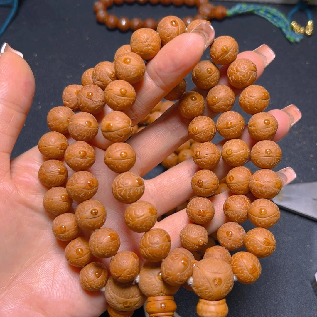 凤眼菩提吊坠12.5mm精品手串