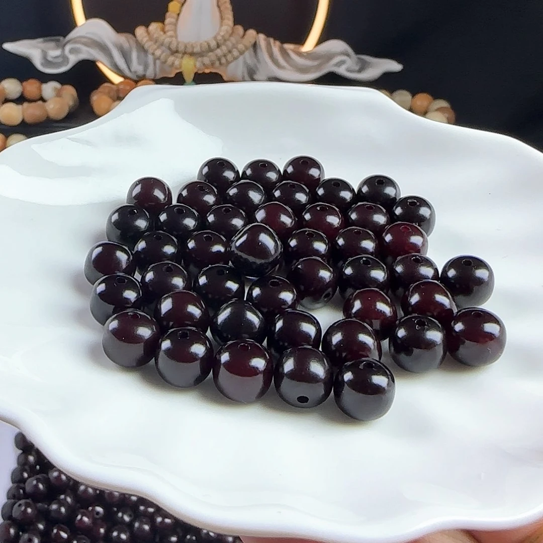 菩提根/象牙果手串卡11黑金红桶珠100卡牌➕20备珠