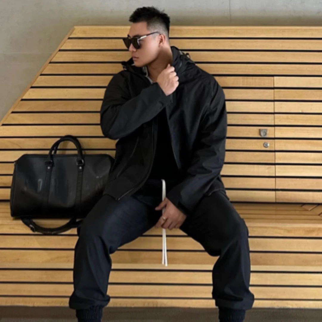 HY户外全压胶情侣冲锋衣