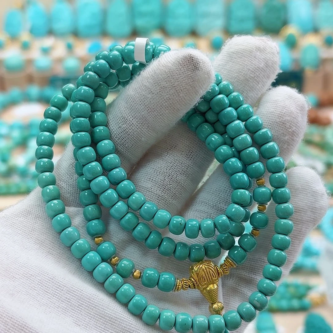 绿松石18K金镶嵌珠宝奇石5.2