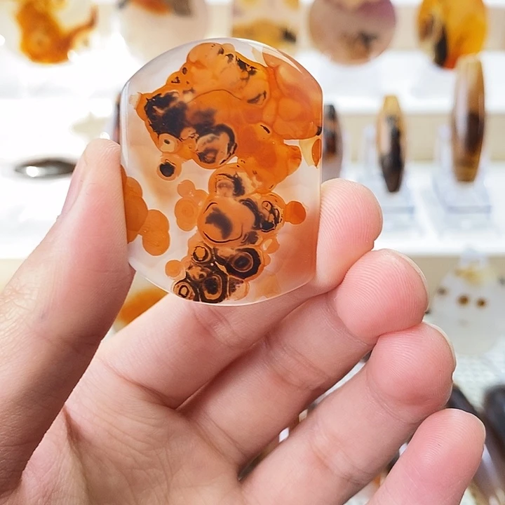 玛瑙/玉髓吊坠(不含链)未镶嵌兰**士