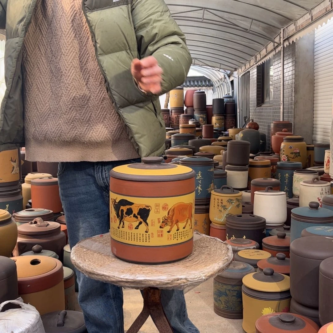 紫砂茶叶罐9 饼茶叶罐