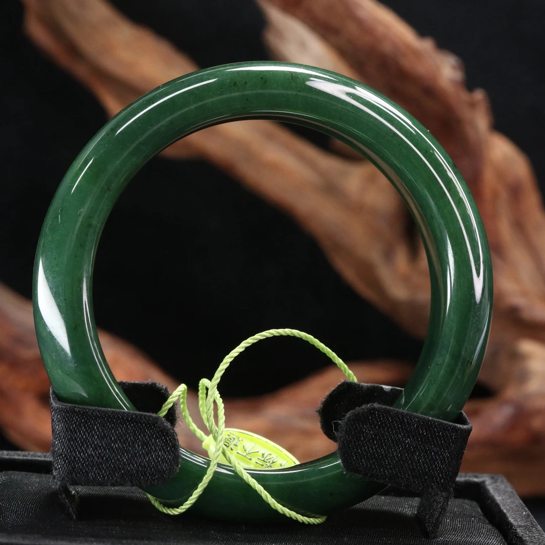 9和田玉碧玉手镯/200364北京中保拍卖