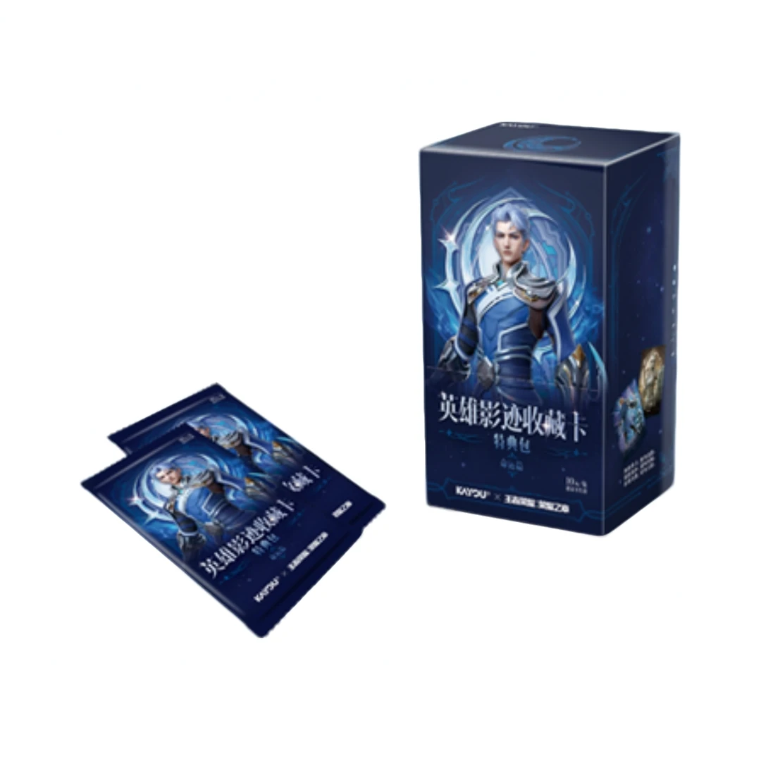 【激情对抗】卡游x王者荣耀：荣耀之章英雄影迹收藏卡特典包 代拆