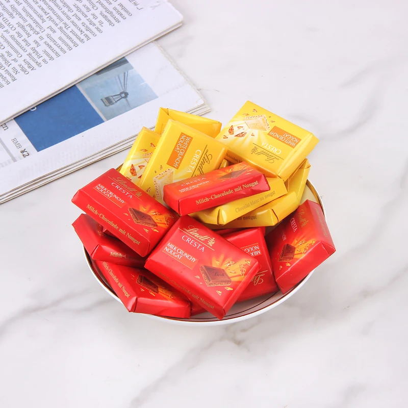 【顺丰】瑞士莲 Lindt 牛奶白巧巧克力小片装结婚庆喜糖零食【40粒】