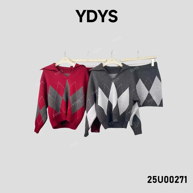 【YDYS】25U00271 2025新款时尚气质小众时尚套装