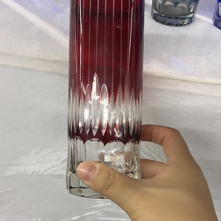 平底款水晶玻璃微瑕一个