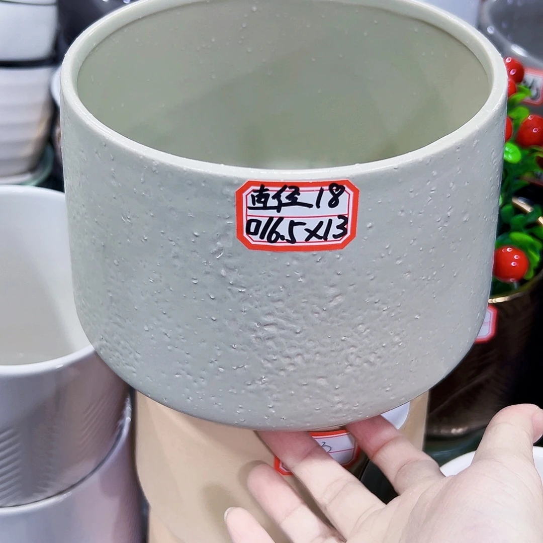 外贸尾单陶瓷花盆凑单10米包邮