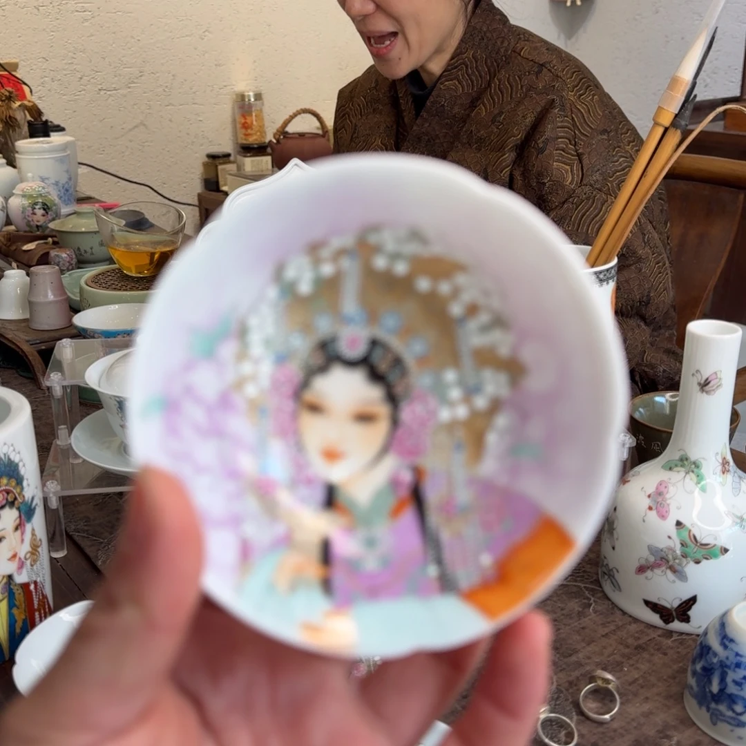 Z****陶摆件你在干嘛呢我在洗衣服呢155858