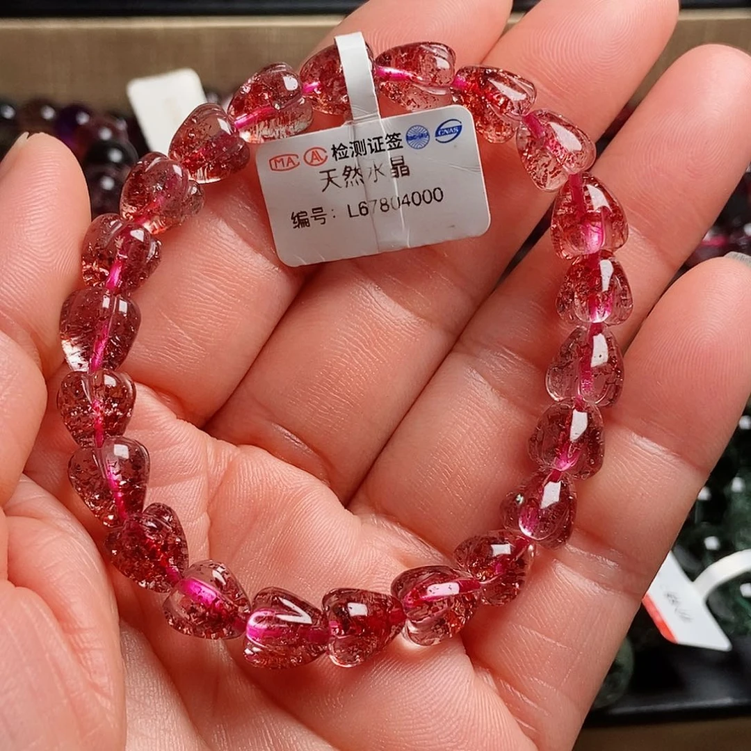 水晶手链未镶嵌金草莓8➕