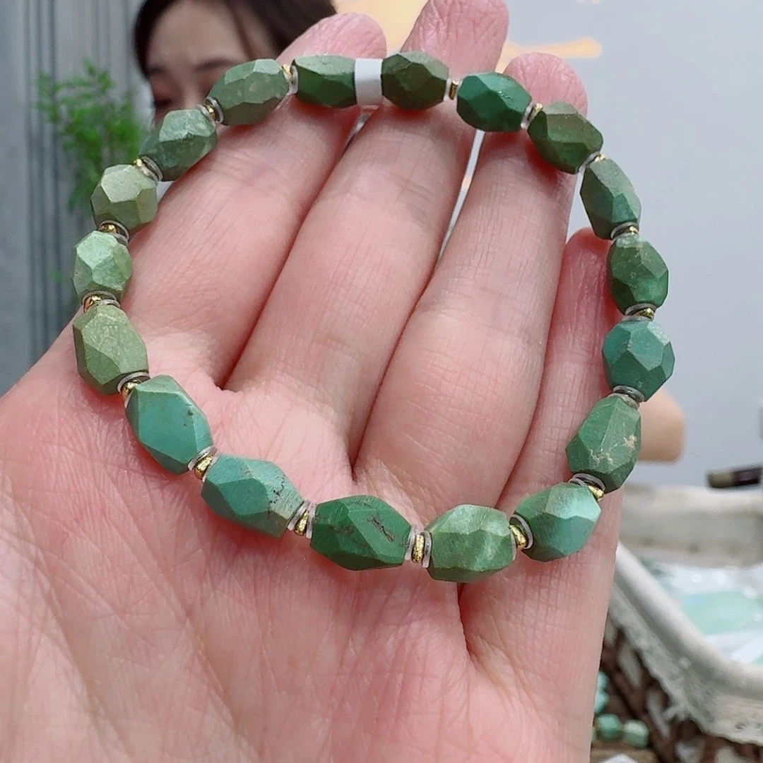 绿松石18K金镶嵌珠宝奇石