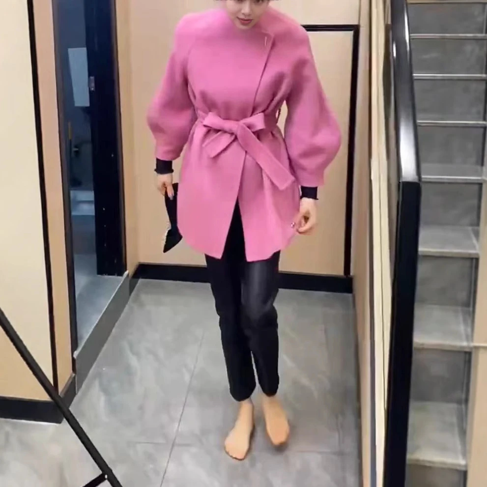 2025年春秋季新款时尚高级感气质名媛百搭宽松显瘦中长款外套女潮