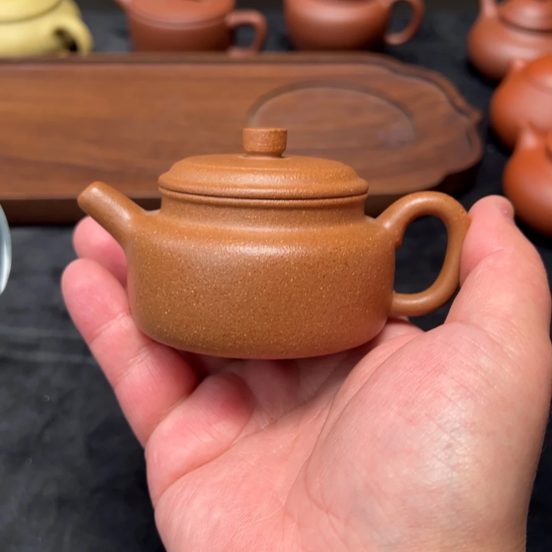 茶壶紫砂100cc金降坡德钟