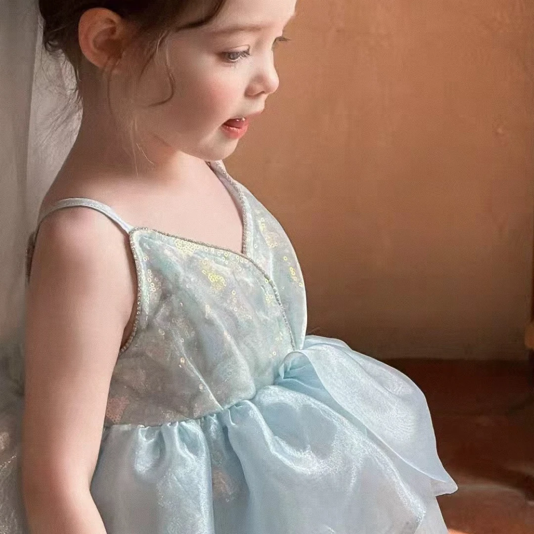 25夏coco美人鱼吊带裙配头纱