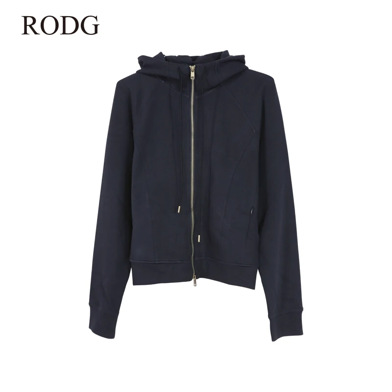 RODGR51WT0211A 春季新款简约纯色连帽外套 0211