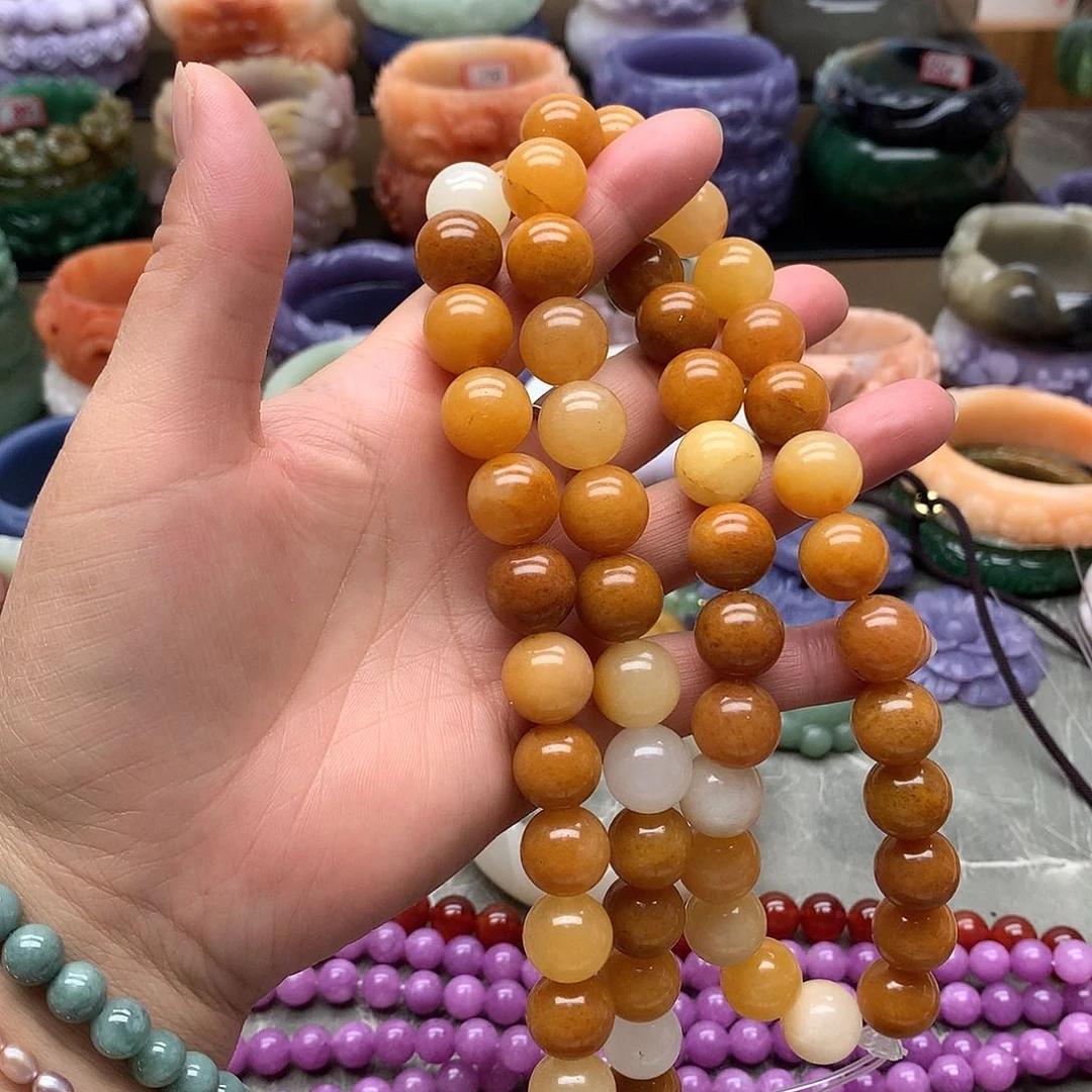 毛衣链未镶嵌石英质玉