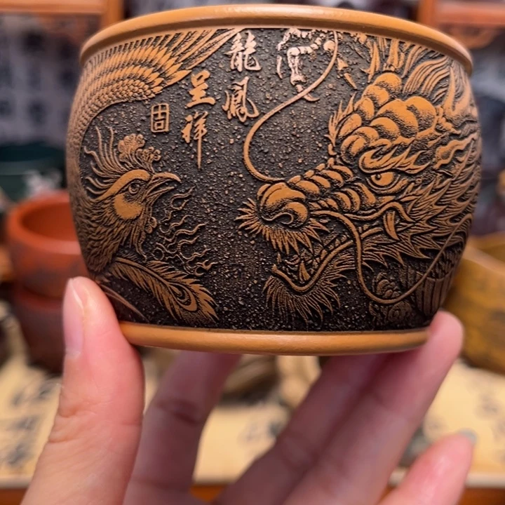 紫砂茶杯宜兴紫砂茶杯正品