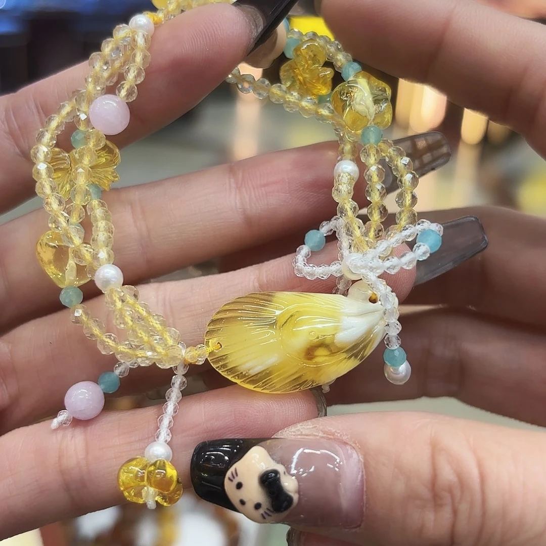 琥珀手链未镶嵌琥珀