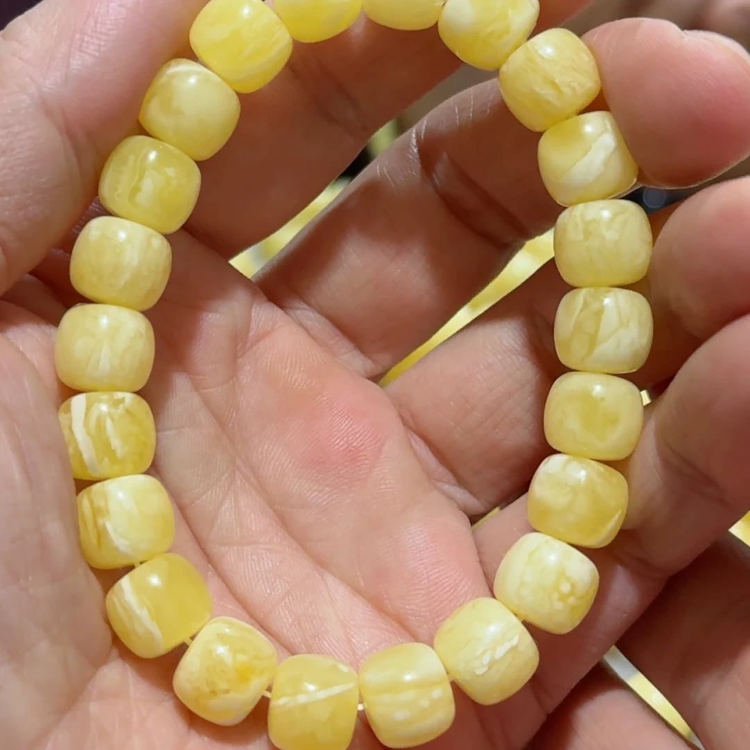 蜜蜡手串未镶嵌琥珀蜜蜡手串10.3mm