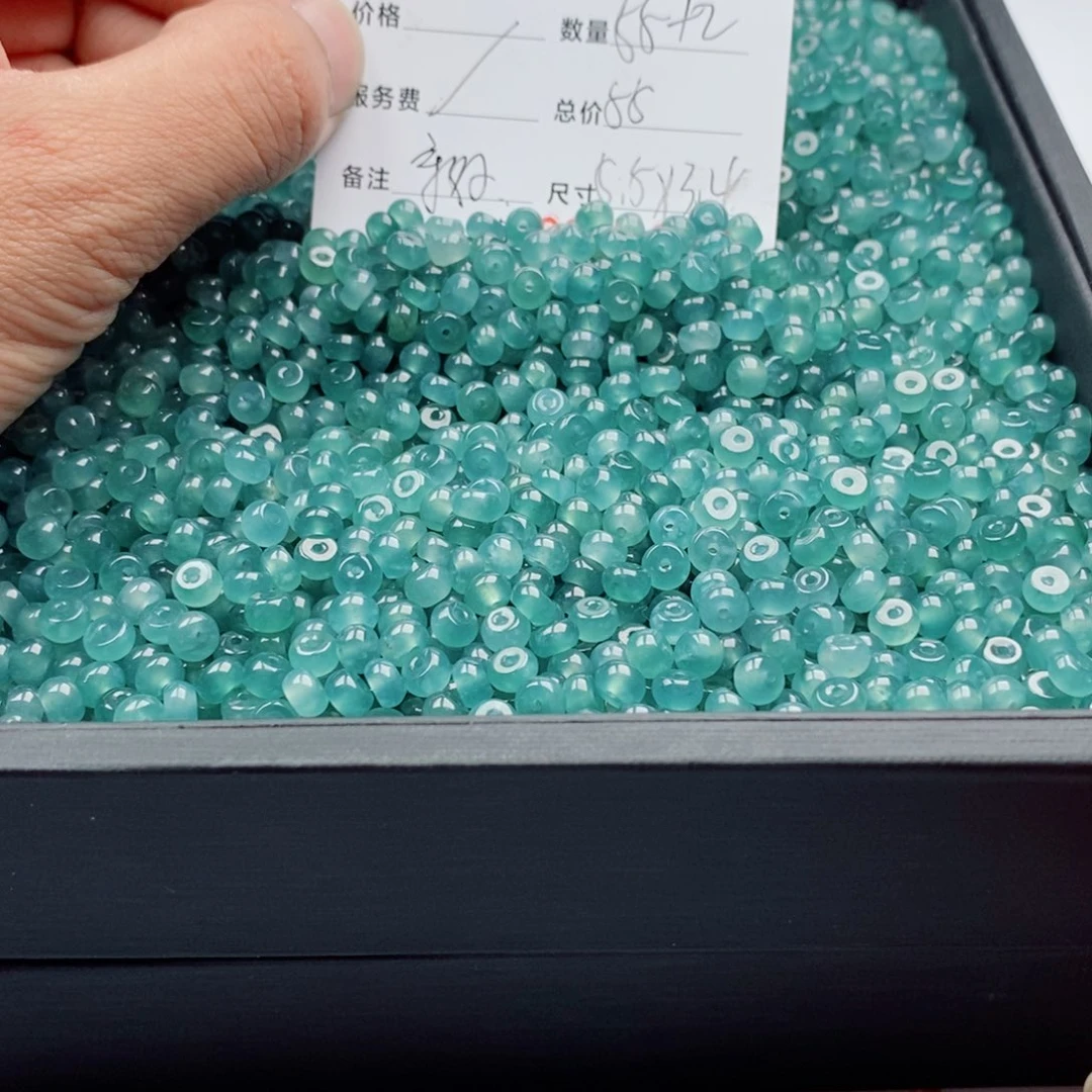 翡翠未镶嵌手链多样性发自选