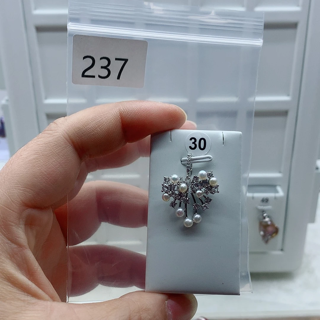 吊坠(不含链)合金淡水珍珠